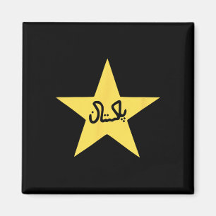 Pakistan Pakistani Flag Star Cricket Men's Womens Magnet