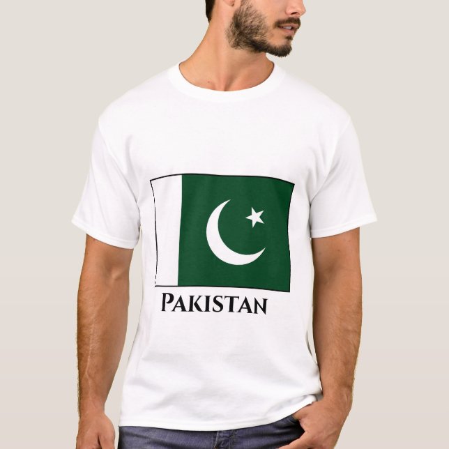 Pakistan (Pakistani) Flag T-Shirt (Front)