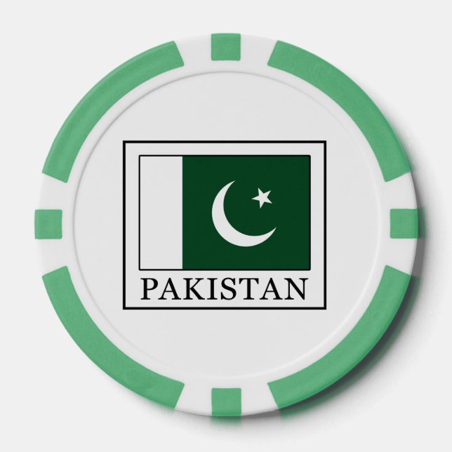 Pakistan Poker Chips (Front)
