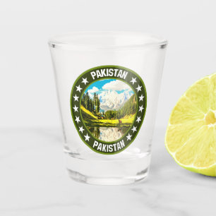 Pakistan shot glass