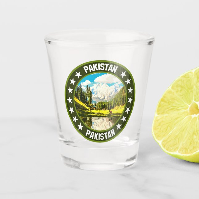 Pakistan                                           shot glass (Front)