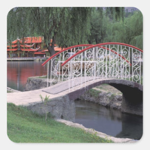 Pakistan, Skardu Region. Shangri La Lodge Square Sticker