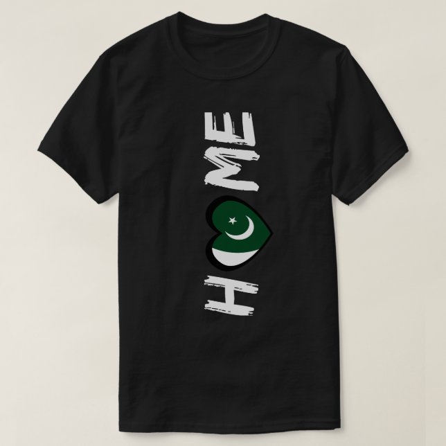 Pakistan: The Heartbeat of My Home T-Shirt (Design Front)