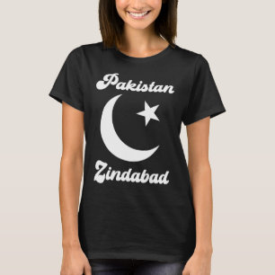 Pakistan Zindabyd Dil Pakistani Heart Flag Proud R T-Shirt