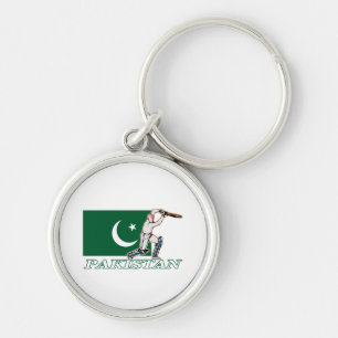 Pakistani Cricket Player Key Ring
