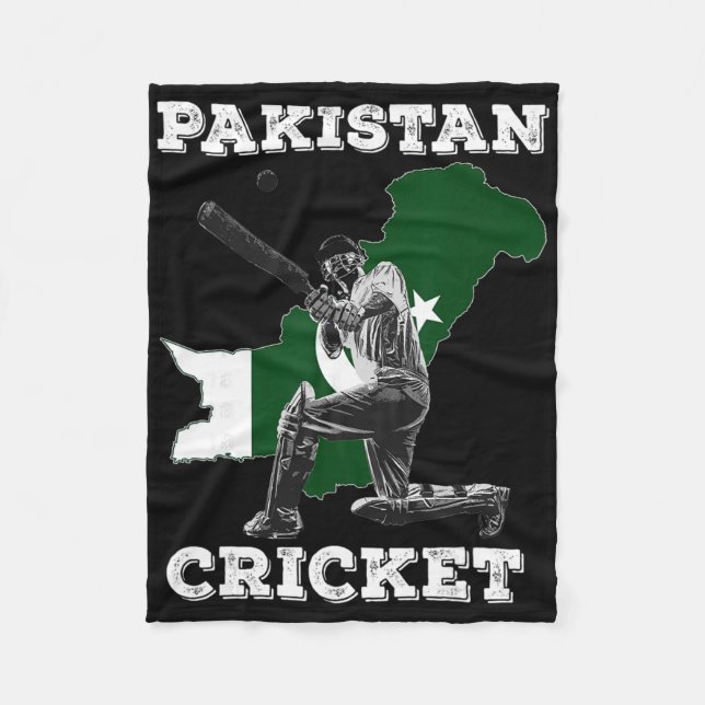 Pakistani Cricketer Men  Fleece Blanket (Front)