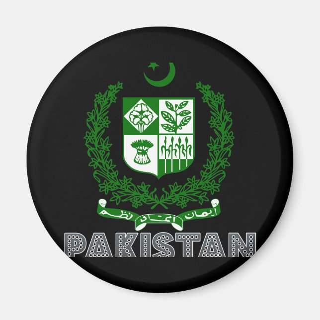 Pakistani Emblem Magnet (Front)