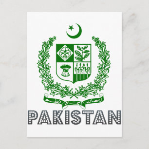 Pakistani Emblem Postcard
