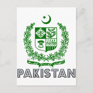 Pakistani Emblem Postcard