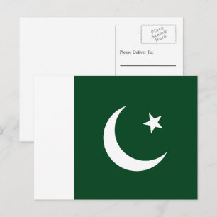 Pakistani Flag, Flag of Pakistan Postcard