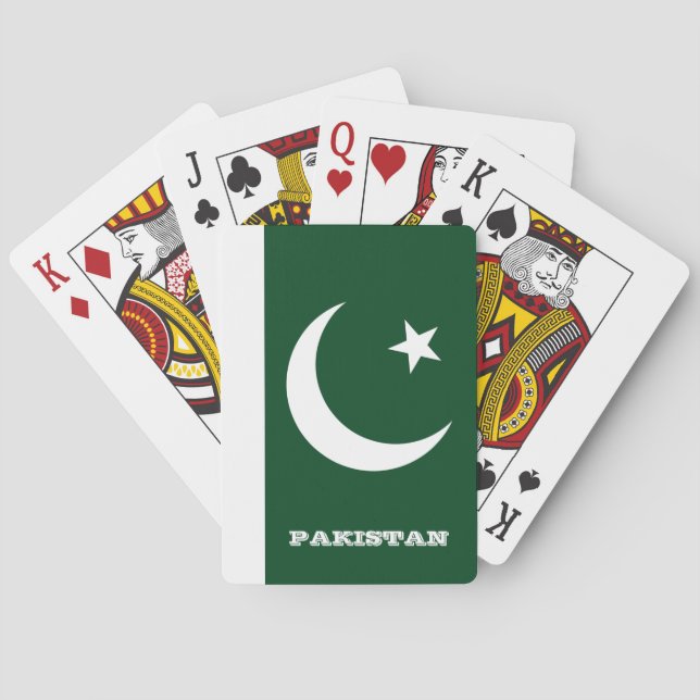 Pakistani Flag Games, Pakistan Playing Cards (Back)
