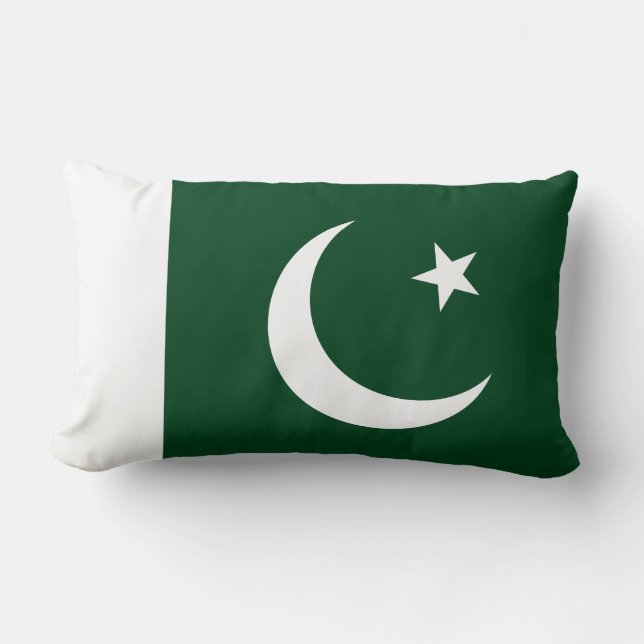 Pakistani flag pillow (Front)