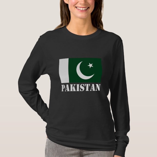 Pakistani Pride Pakistani Roots Pakistani Flag Pak T-Shirt (Front)