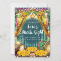 Pakistani wedding invite & Digital Mehendi invite