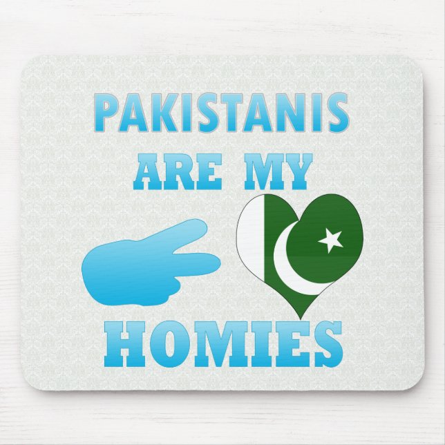 Pakistanis are my Homies Mouse Mat (Front)