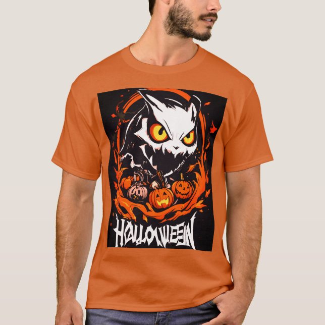 "Paklmton" Terror Orange T-Shirt (Front)