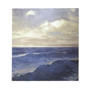 Pal Szinyei-Merse - water wave vintage. paintings Notepad