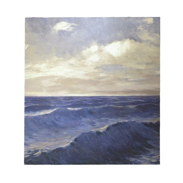 Pal Szinyei-Merse - water wave vintage. paintings Notepad (Front)
