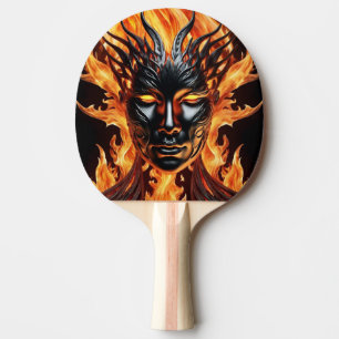 Pala de Ping Pong Burning Mask Paddle