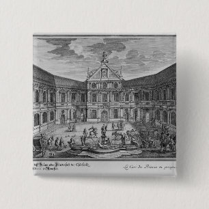 Palace at Munich, Germany 15 Cm Square Badge