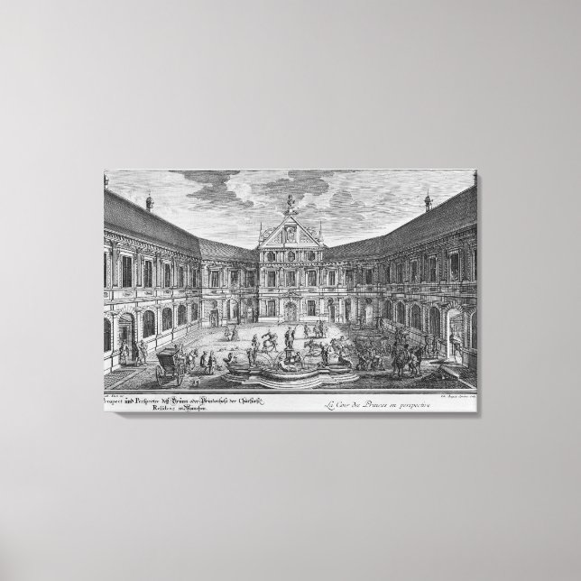 Palace at Munich, Germany Canvas Print (Front)