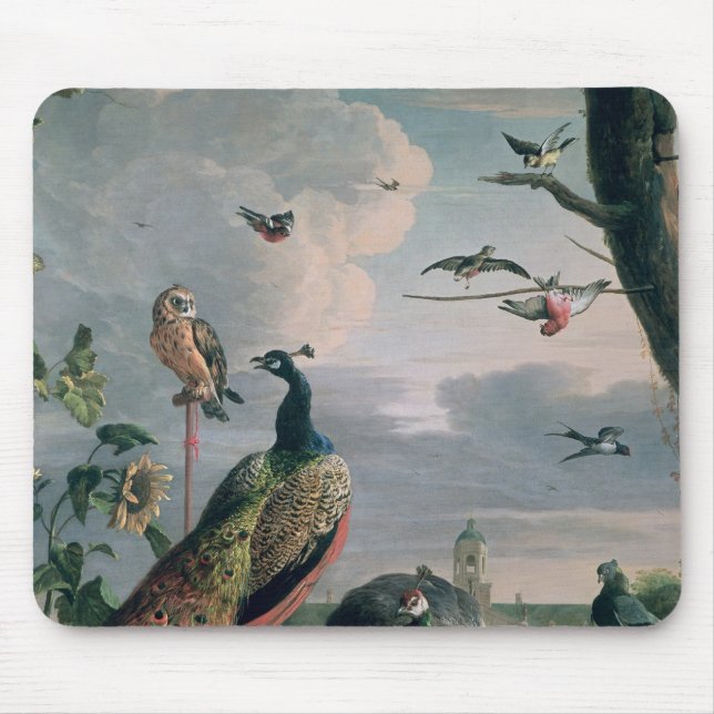 Palace of Amsterdam with Exotic Birds Mouse Mat (Front)