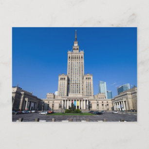 Palace of Culture and Science in Warsaw Postcard