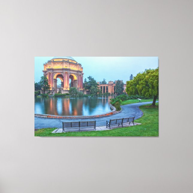 Palace of Fine Art Canvas Print (Front)