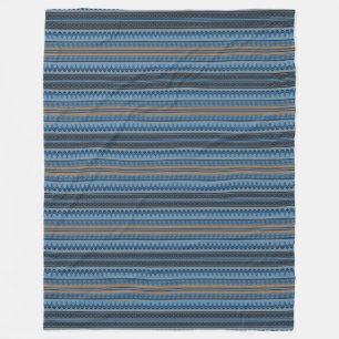 Palace of Knossos: Minoan Stripe Fleece Blanket