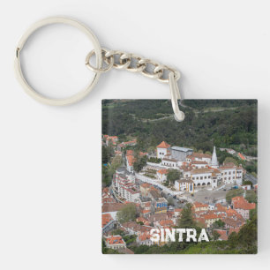 Palace of Sintra from above in Sintra Portugal Key Ring