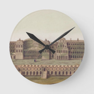 Palace of the Caesars, Rome, from 'Le Costume Anci Round Clock