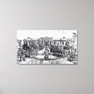 Palace of the Calm of the Sea and the Water Clock, Canvas Print