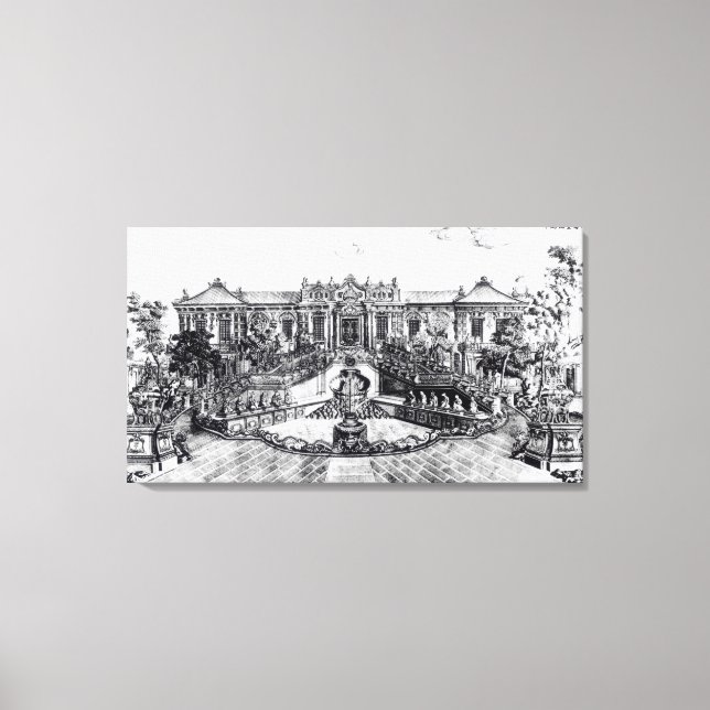 Palace of the Calm of the Sea and the Water Clock, Canvas Print (Front)