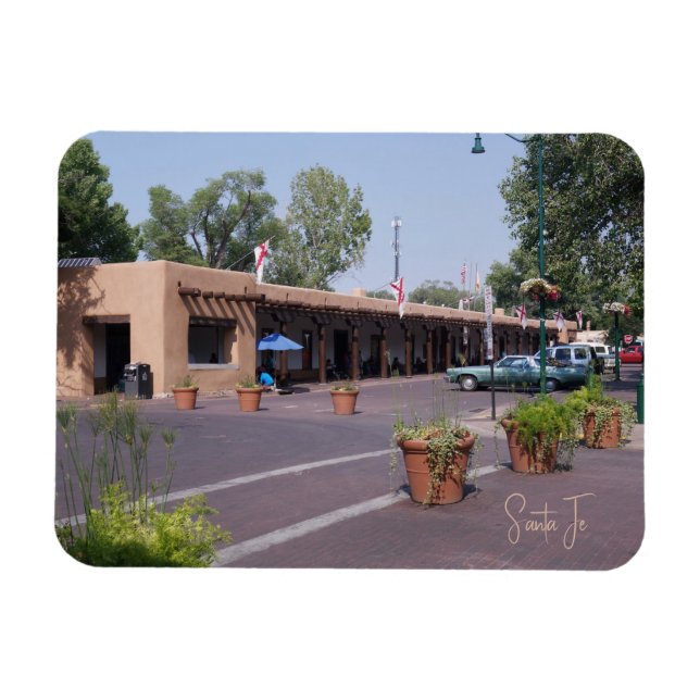 Palace of the Governors Santa Fe New Mexico Magnet (Horizontal)