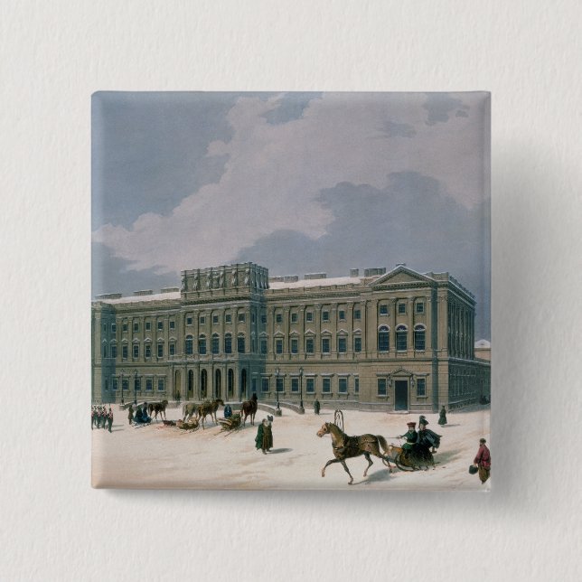 Palace of the Grand Duke of Leuchtenberg 15 Cm Square Badge (Front)