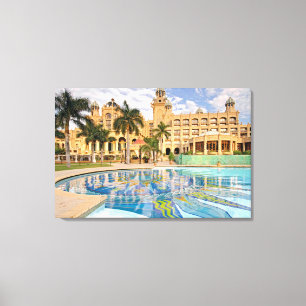 Palace Of The Lost City Hotel And Swimming Pool 2 Canvas Print