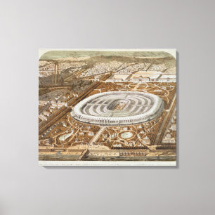 Palace of the Universal Exhibition Canvas Print