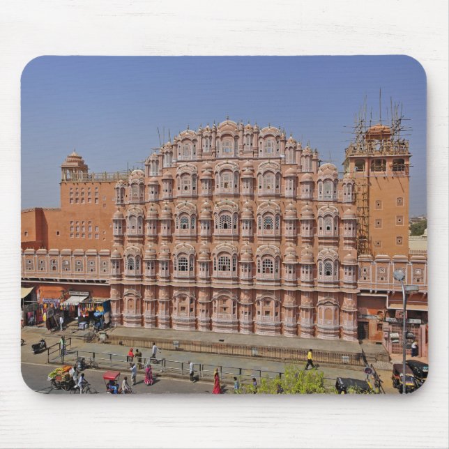 Palace of the Winds (Hawa Mahal), Jaipur, India, Mouse Mat (Front)