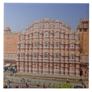 Palace of the Winds (Hawa Mahal), Jaipur, India, Tile