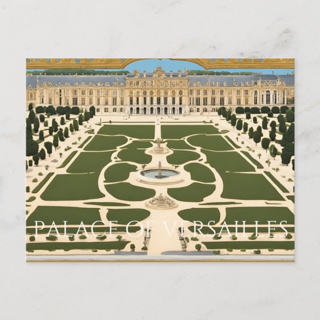 palace of versailles (22) holiday postcard (Front)