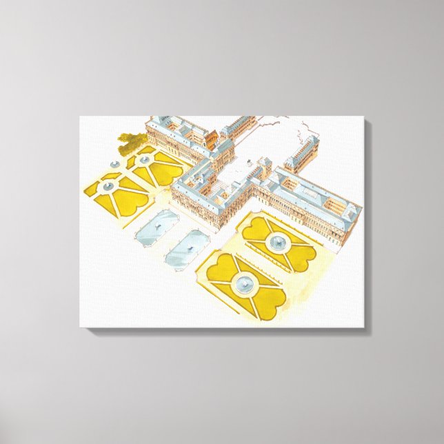 Palace of Versailles. France Canvas Print (Front)