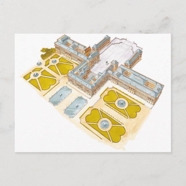 Palace of Versailles. France Postcard (Front)