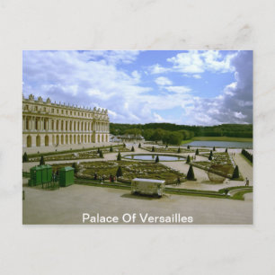 Palace of versailles garden postcard vintage royal