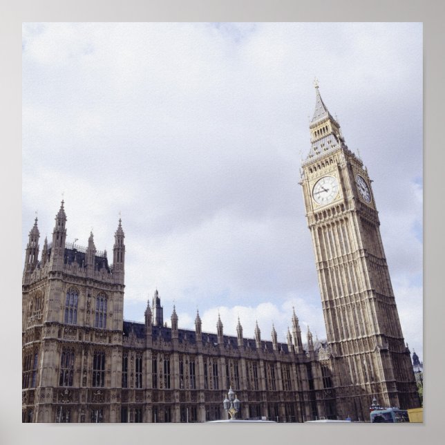 Palace of Westminster and Big Ben Poster (Front)