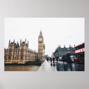 Palace of Westminster, London, UK Poster