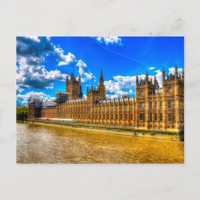 Palace of Westminster Postcard (Front)