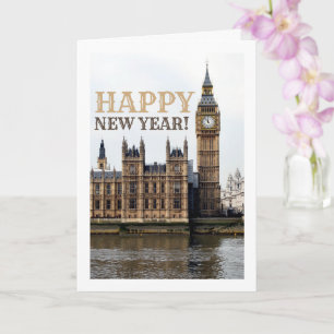 Palace of Westminster River View, London, England Card