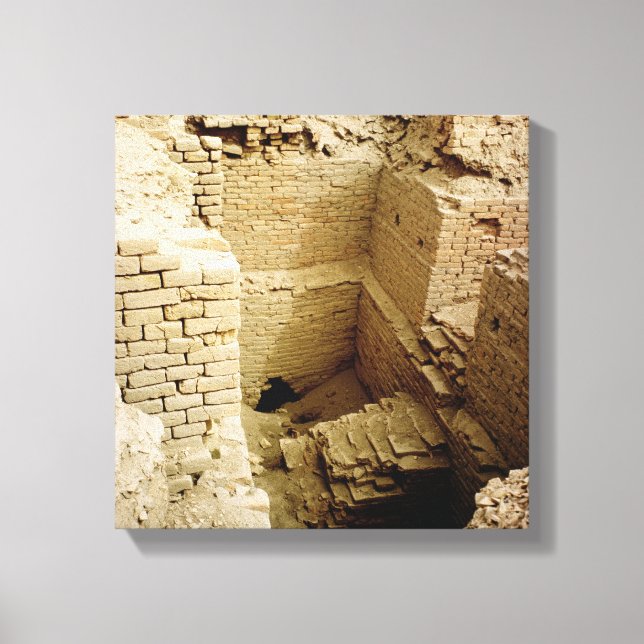 Palace ruin canvas print (Front)