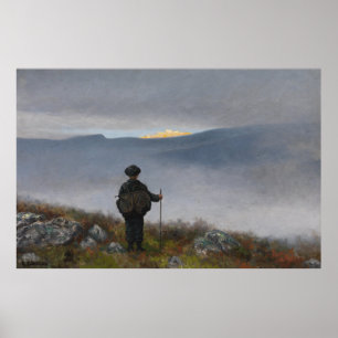 Palace Shimmered Like Gold Poster