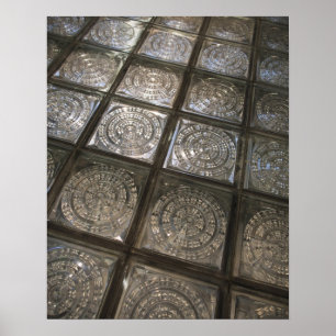 Palacio de Communicaciones, glass flooring Poster